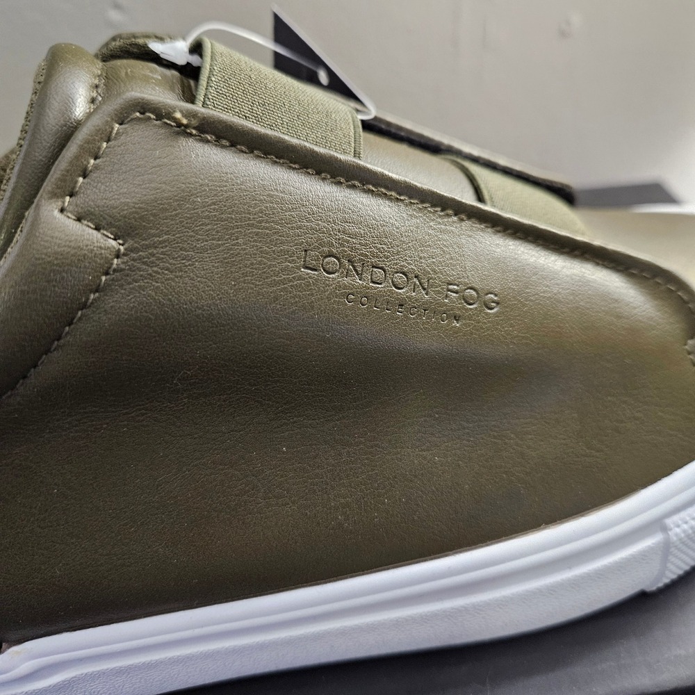 London Fog Men Dark Olive LFM-Francis Slip On Memory Foam Sneakers Size 9.5M - Picture 9 of 11